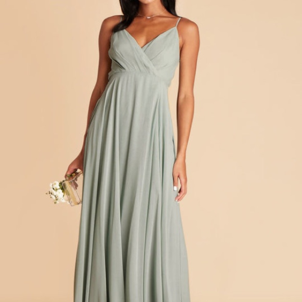 Birdy Grey Kaia Chiffon Sage Bridesmaids Dress